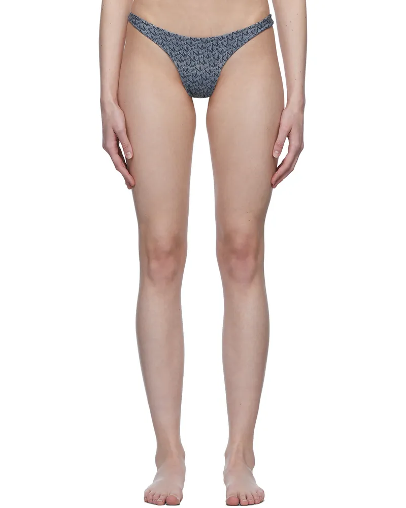 Magda Butrym Navy Thin Bikini Bottoms Navy