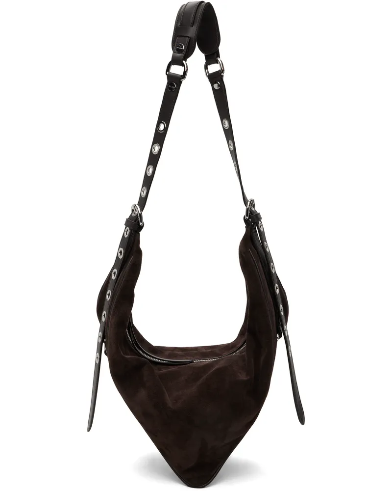 by FAR Brown Trayana Suede & Nappa Leather Bag Br054