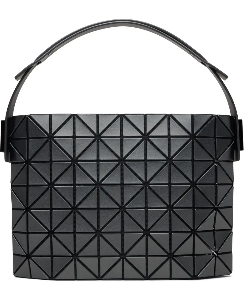 Issey Miyake Gunmetal Baguette Metallic Bag 94