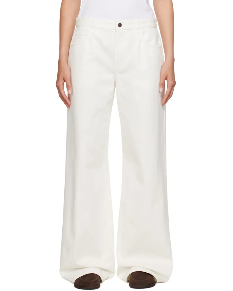 The Row White Eglitta Jeans White