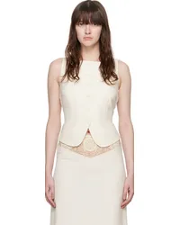 Beaufille Off-White Innes Vest Alabaster