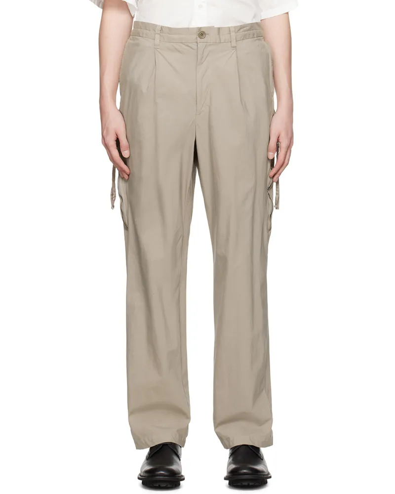Undercover Gray Drawstring Cargo Pants Gray