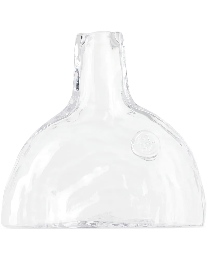 NIKO JUNE Angle Grinder Spirit Vase Clear