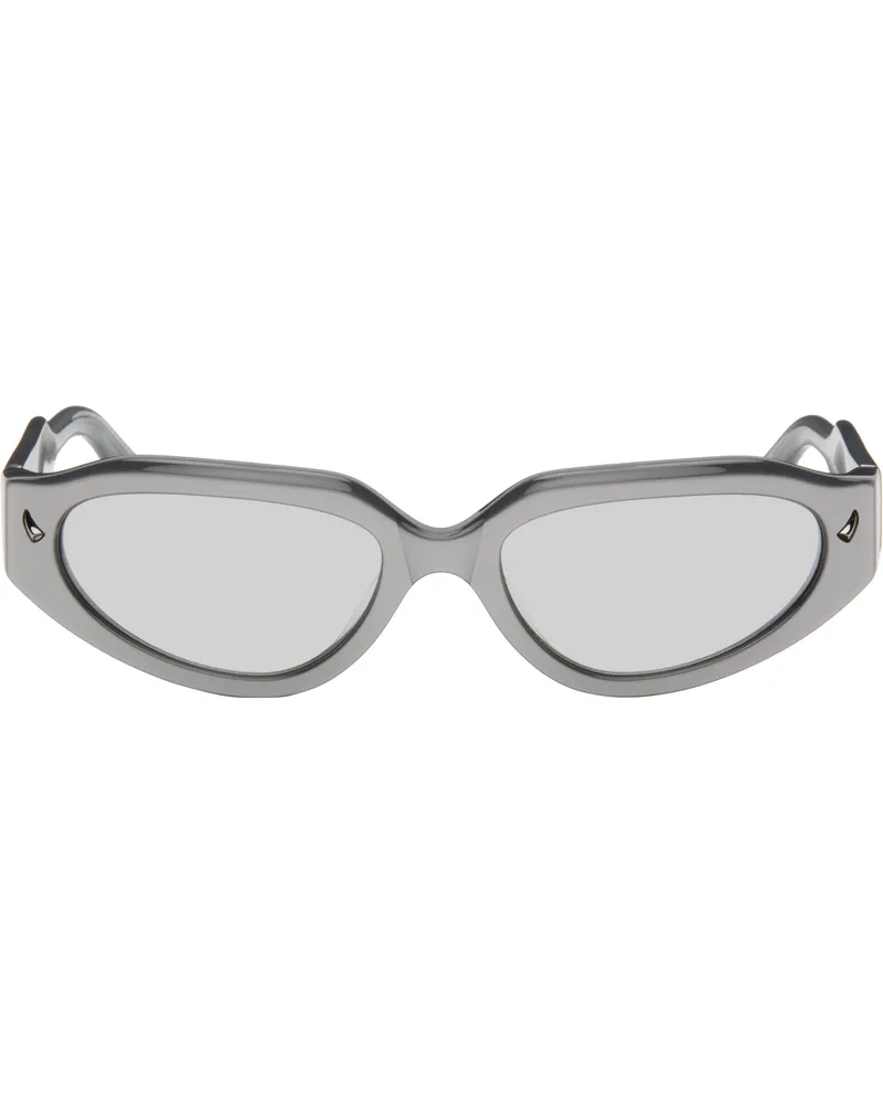 Vivienne Westwood Silver Cat-Eye Orb Sunglasses 835