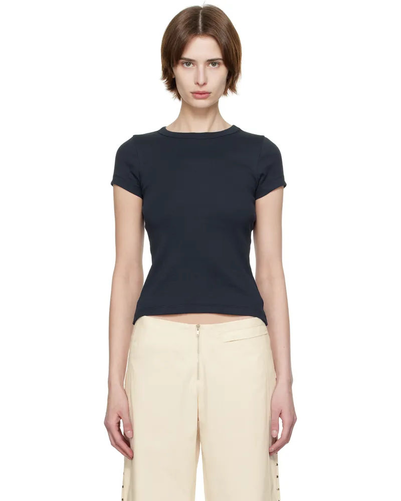 Flore Flore Navy Car Baby T-shirt Navy