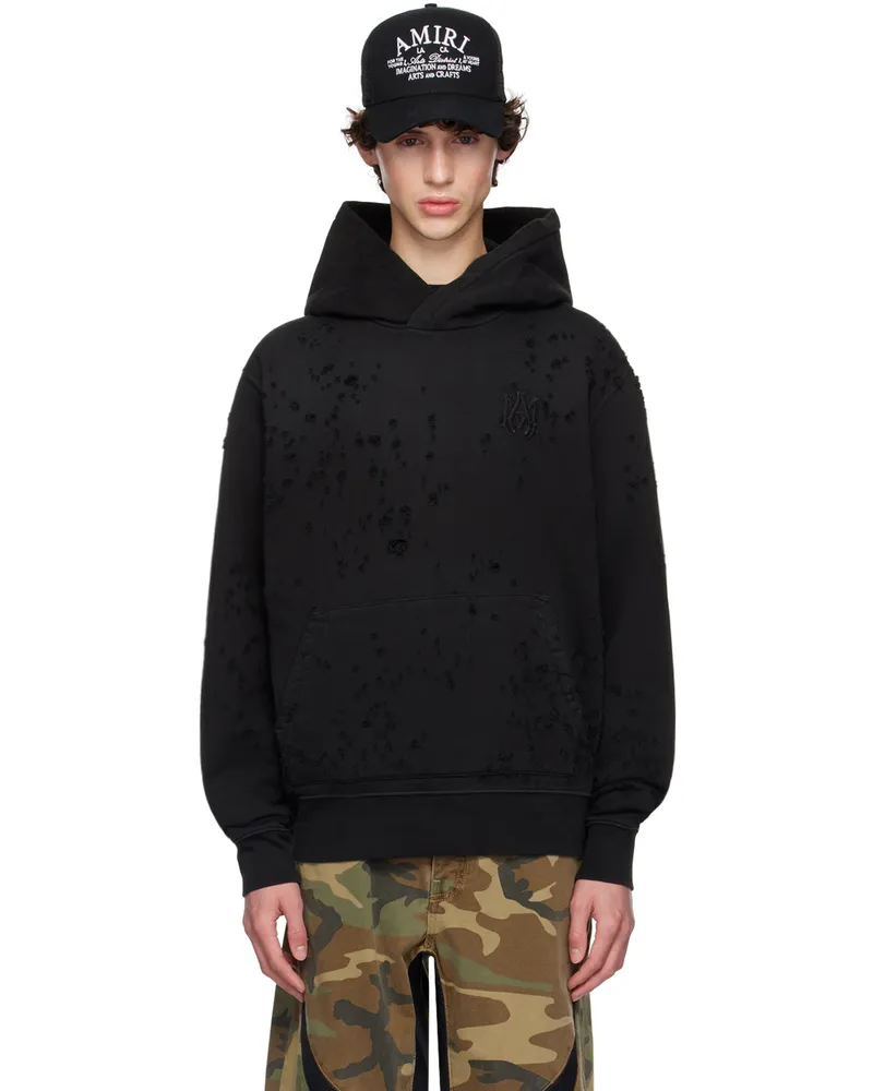 Amiri Black MA Shotgun Hoodie Black