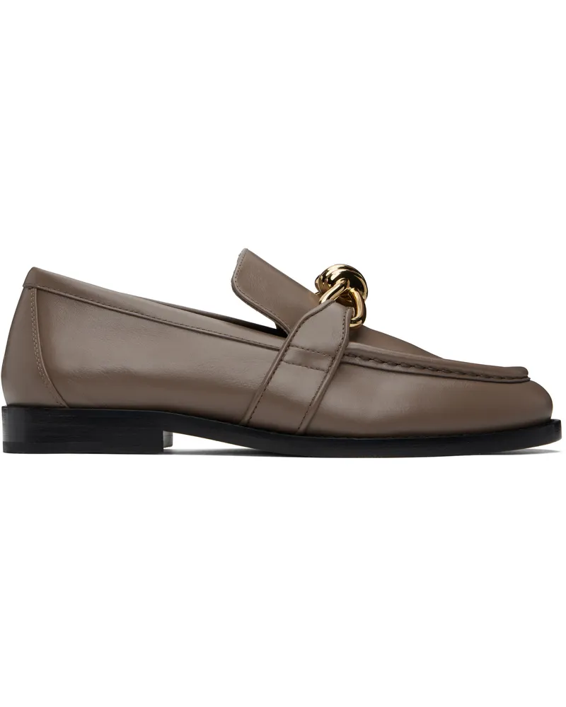 Bottega Veneta Taupe Astaire Loafers 2354