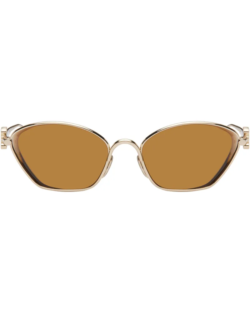 Loewe Gold Anagram Sunglasses Gold