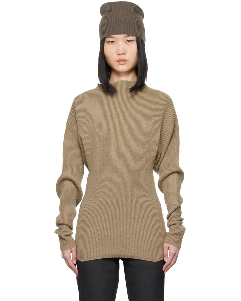 Rick Owens Gray Porterville Dafne Sweater 34