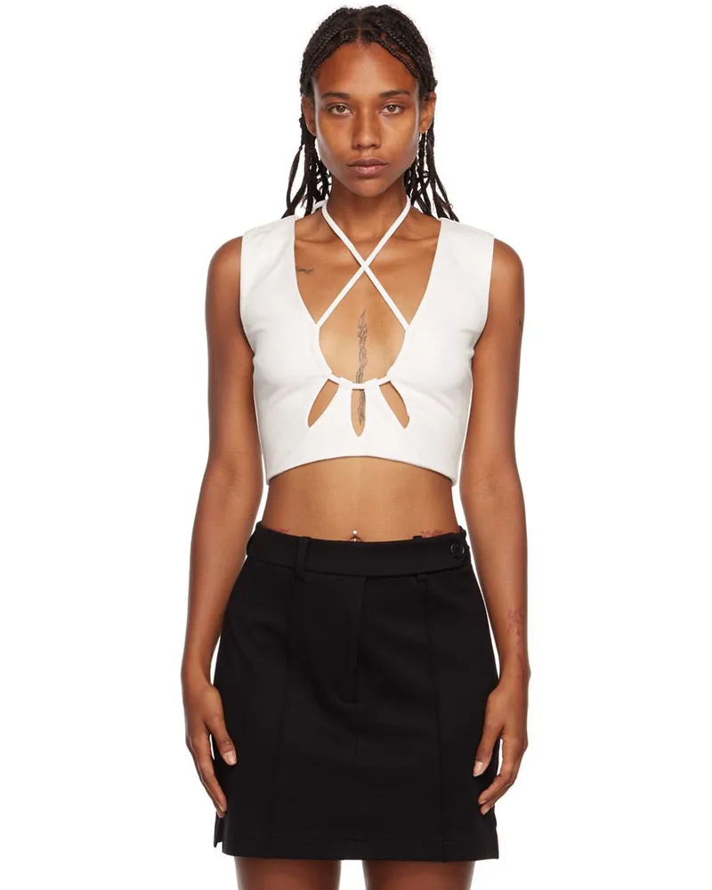 THIRD FORM White Rip Tide Tank Top Off