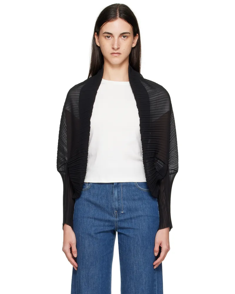 Max Mara Black Vesuvio Cardigan 009