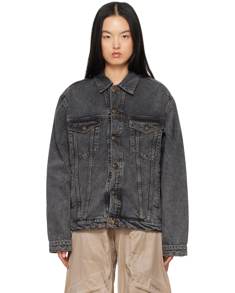 Y/PROJECT Black Wire Denim Jacket Vintage