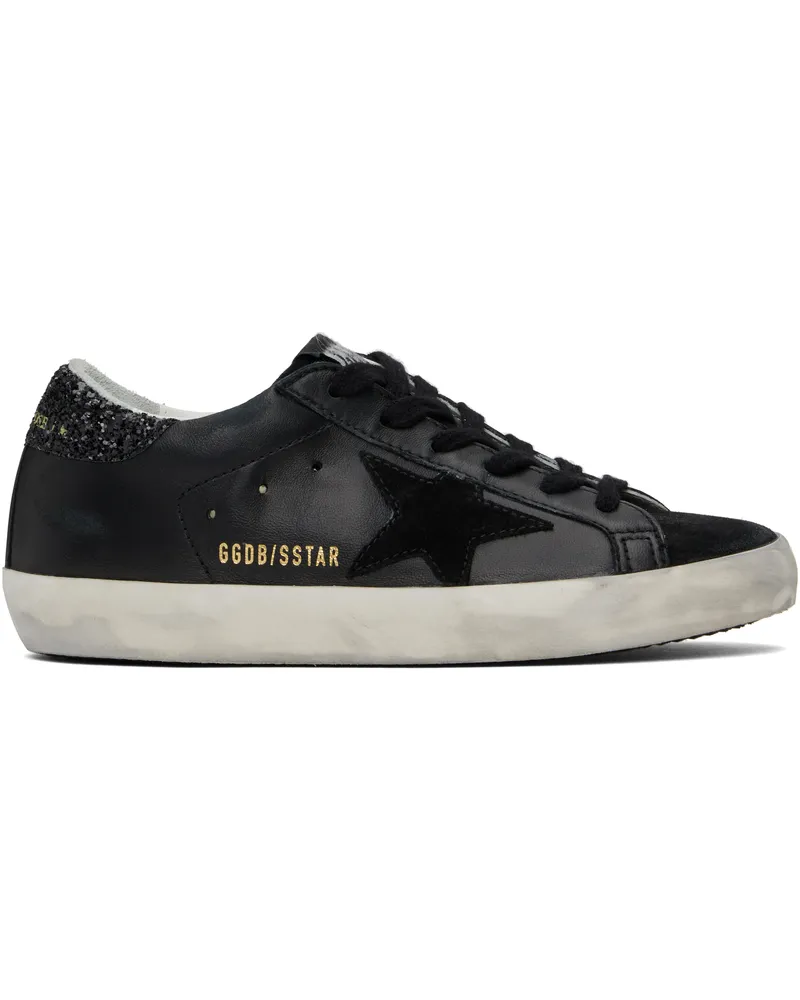 Golden Goose Black Super-Star Classic Sneakers 90100