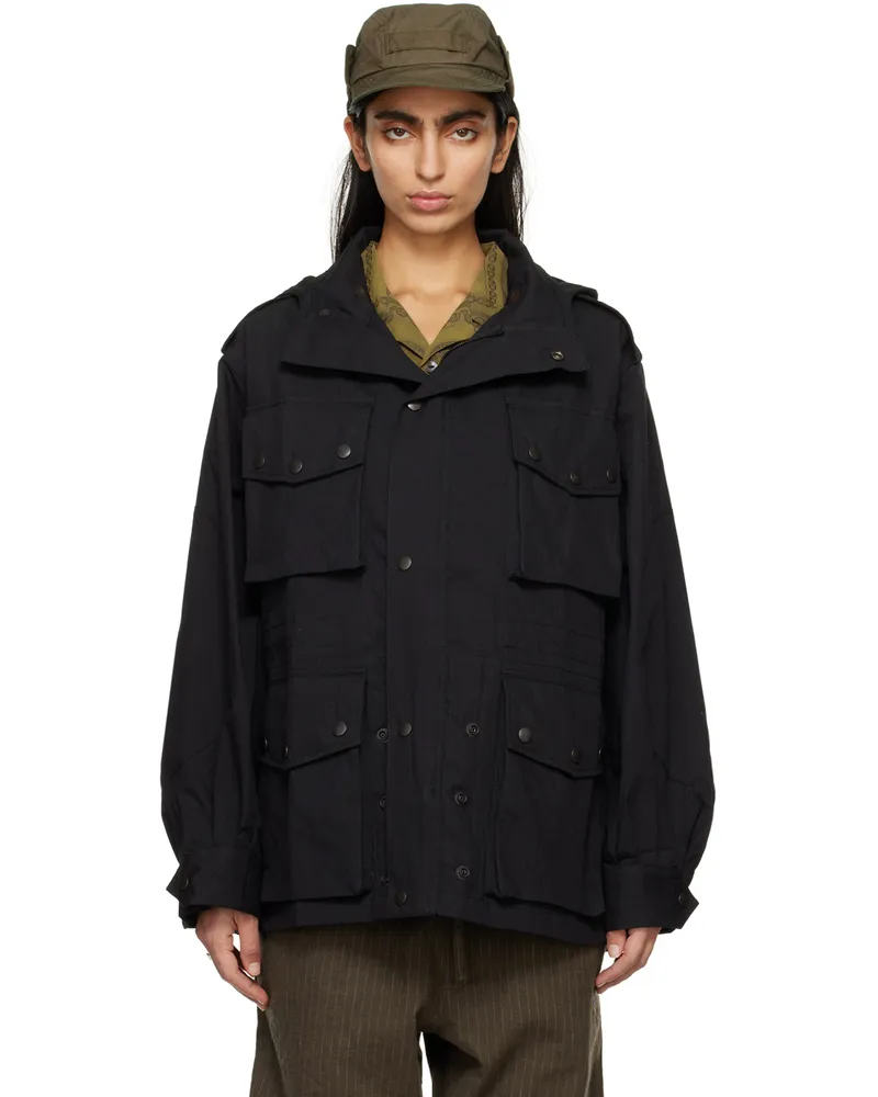 NEEDLES Black Field Coat B-black