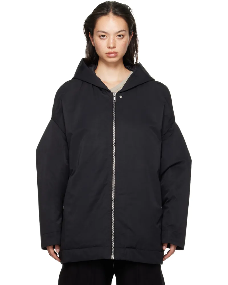 DRKSHDW by Rick Owens Black Porterville Hooded Peter Jacket 09