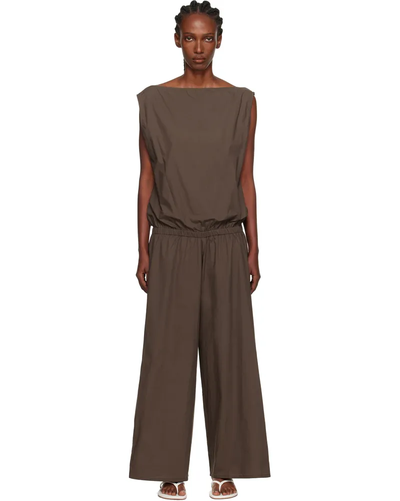 Baserange Brown Tin Jumpsuit Mara