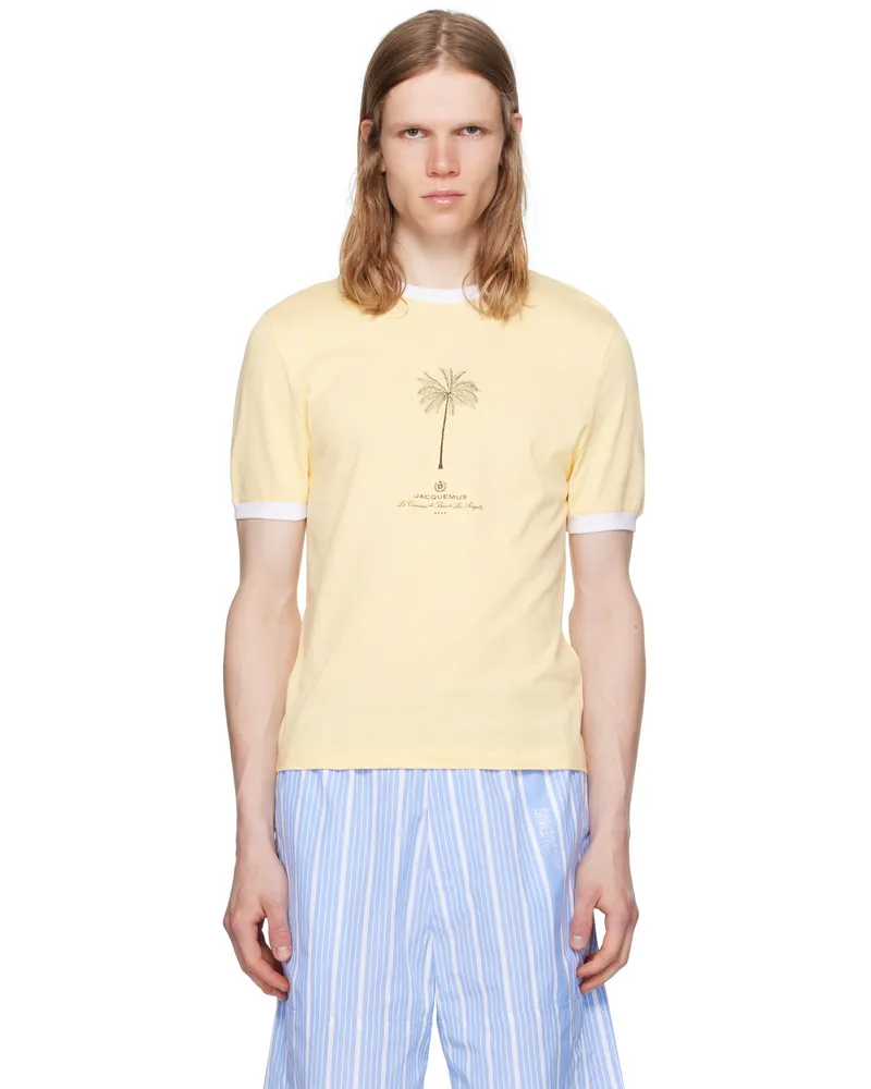 Jacquemus Yellow La Croisière 'The Venice' T-shirt 1iz