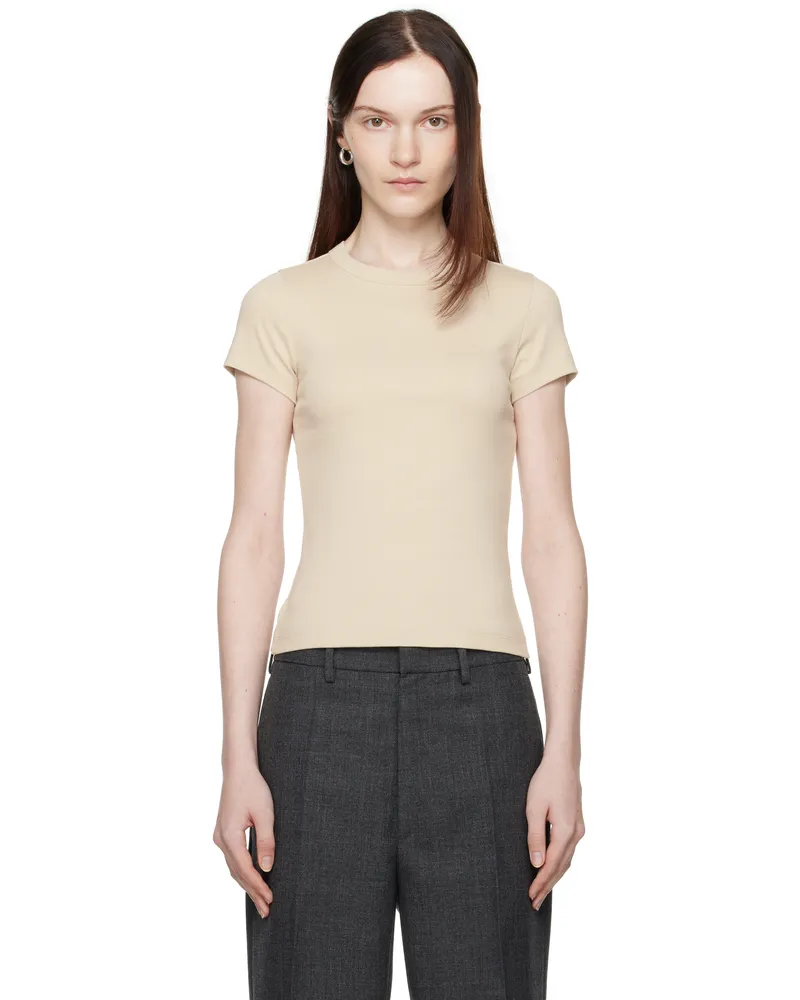 Flore Flore Off-White Car Baby T-shirt Chalk