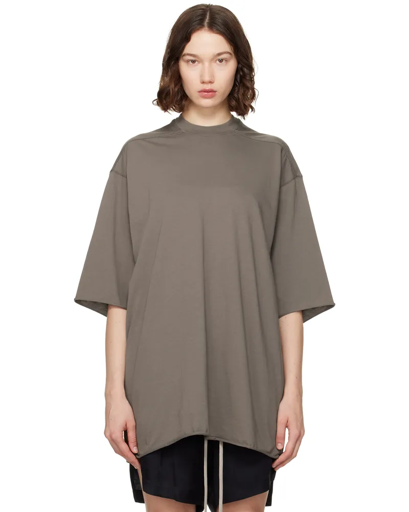 Rick Owens Gray Hollywood Jumbo SS T-shirt 34