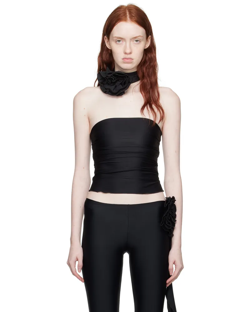 Fancì Club Black 'The Rosé' Tube Top Black