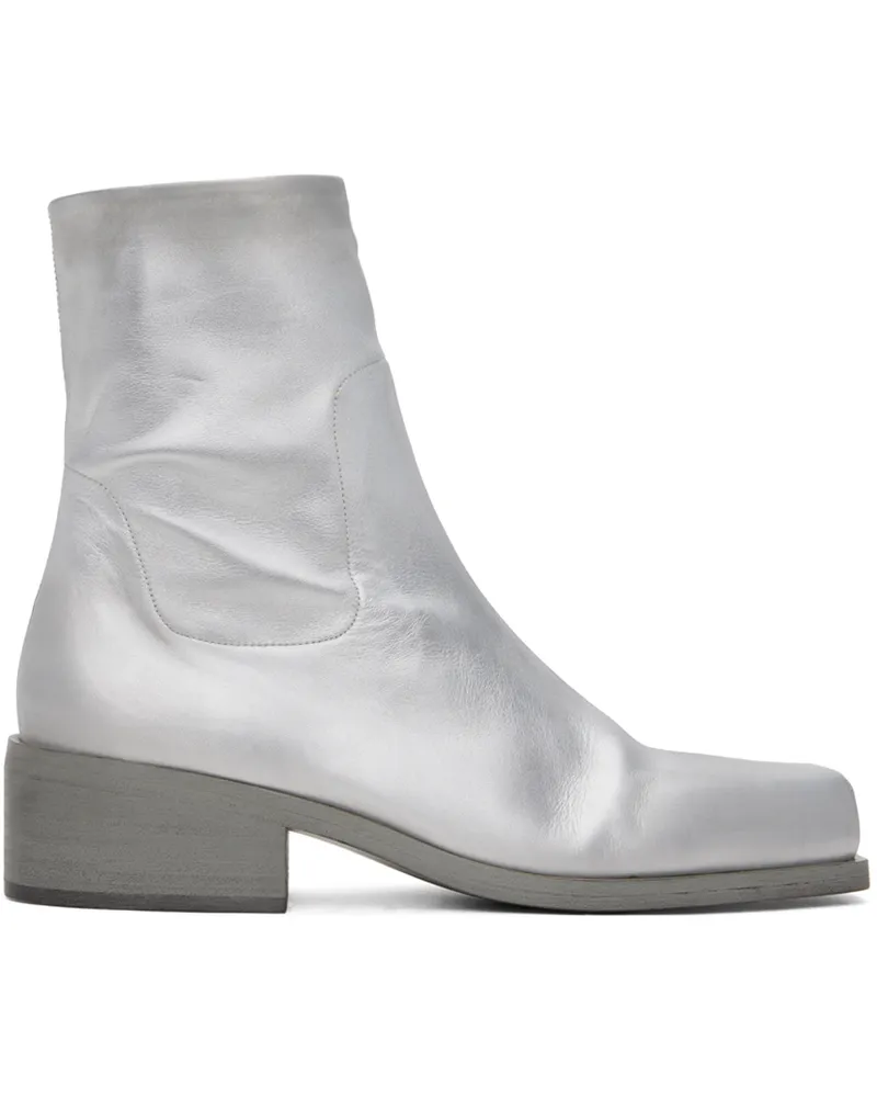 Marsèll Silver Cassello Boots Argento