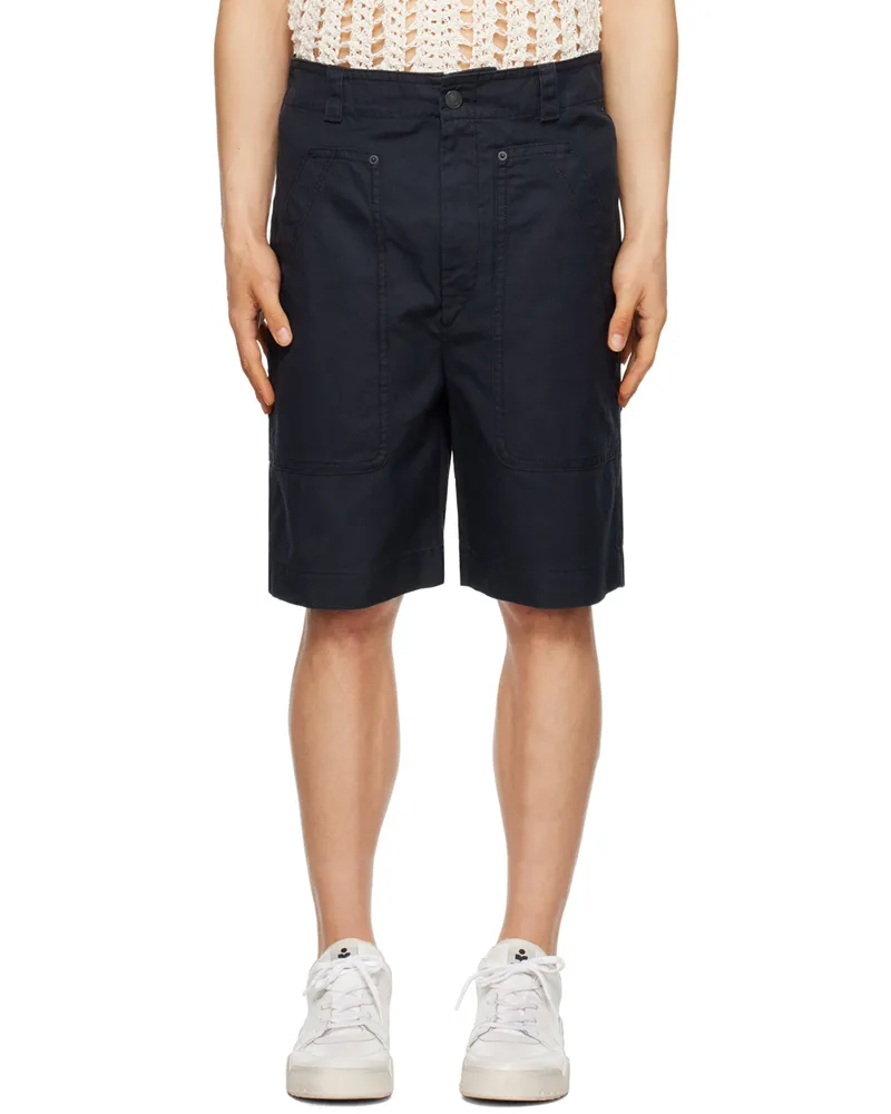 Isabel Marant Navy Kilano Shorts 02fk