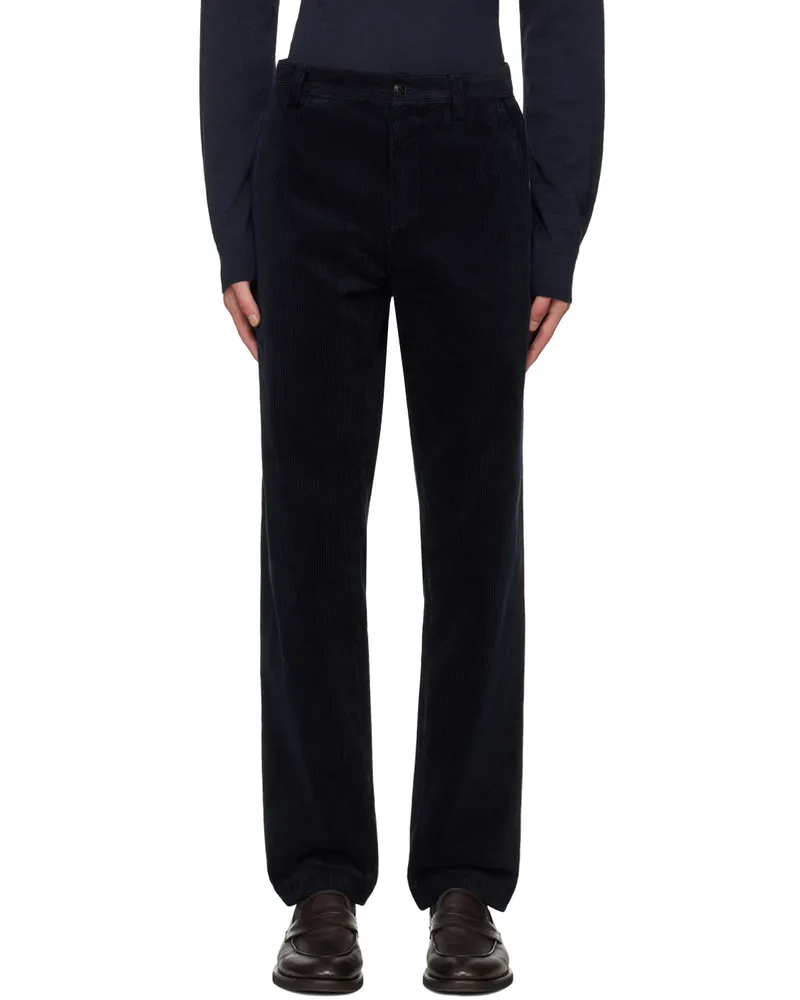 A.P.C. Navy Constantin Trousers Iak