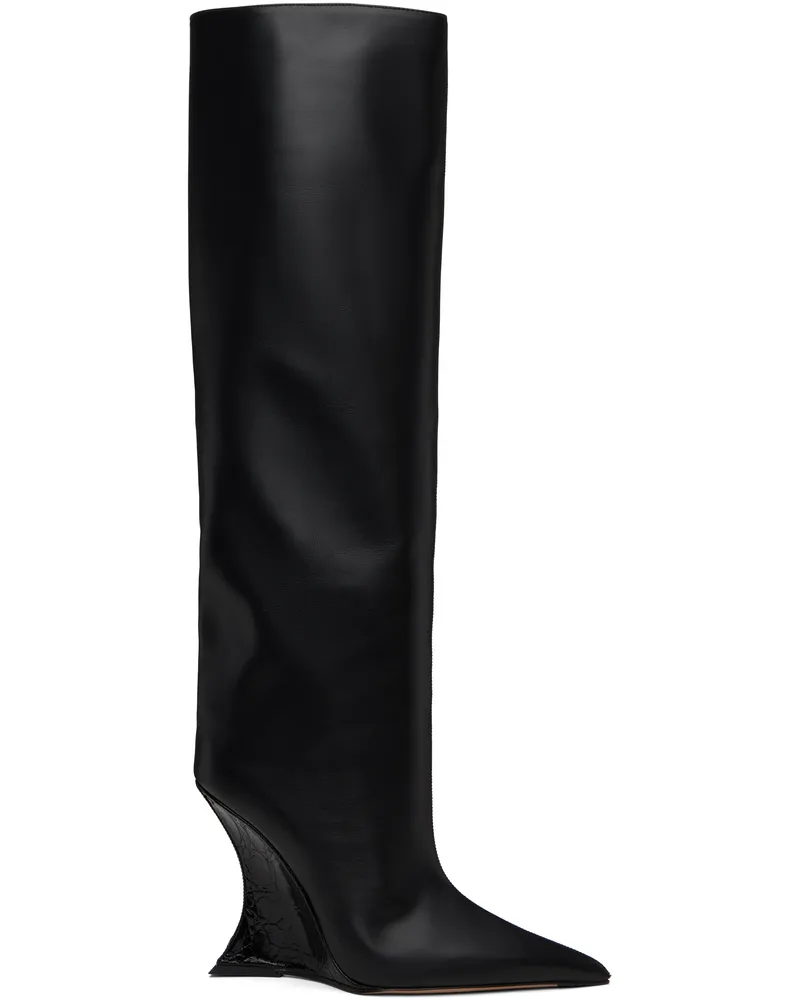 Paris Texas Black Nina Tall Boots Black-carbone