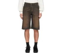 Black Robbie Denim Shorts