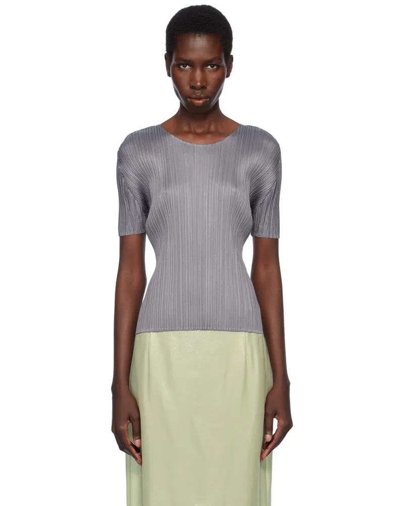 Issey Miyake Gray Basics T-shirt 12