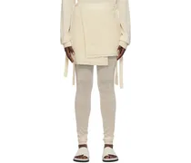 Off-White Gauze Miniskirt