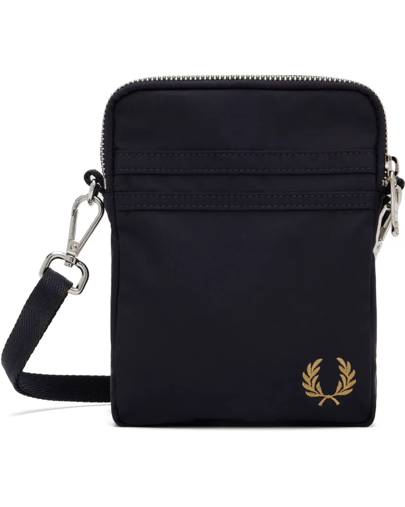 Fred Perry Navy Brentham Nylon Side Bag 248navy