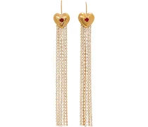 Gold Super Lover Crystal Earrings