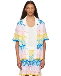 Casablanca Paris Multicolor Gradient Wave Shirt Gradient