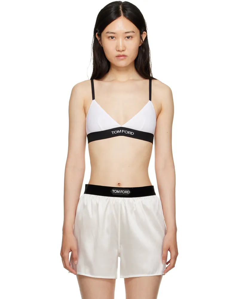 Tom Ford White Signature Bra Aw002