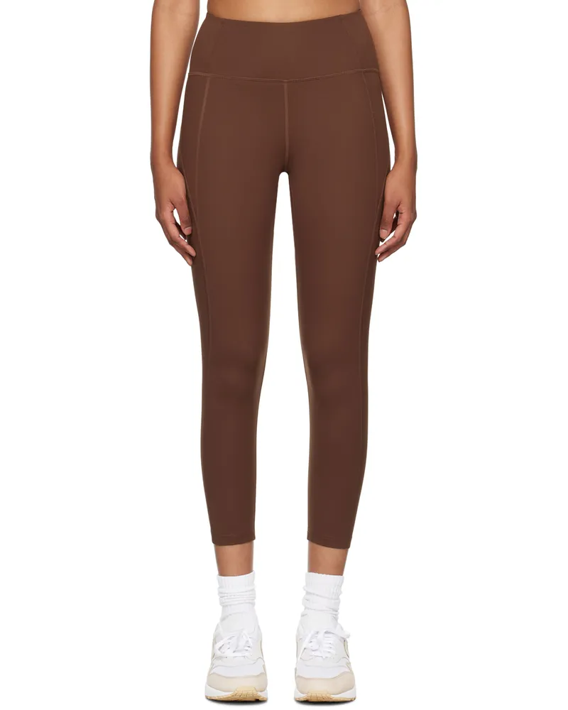 Girlfriend Collective Brown Compressive Leggings Earth