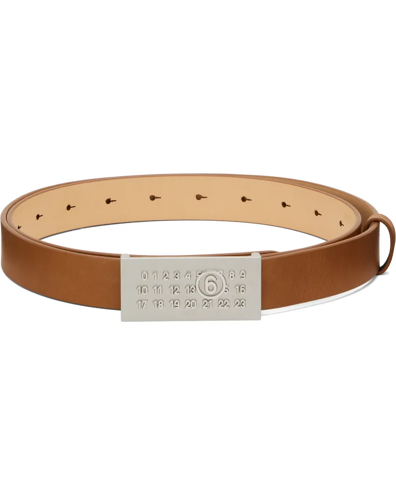 Maison Margiela Tan Numeric Belt H4200