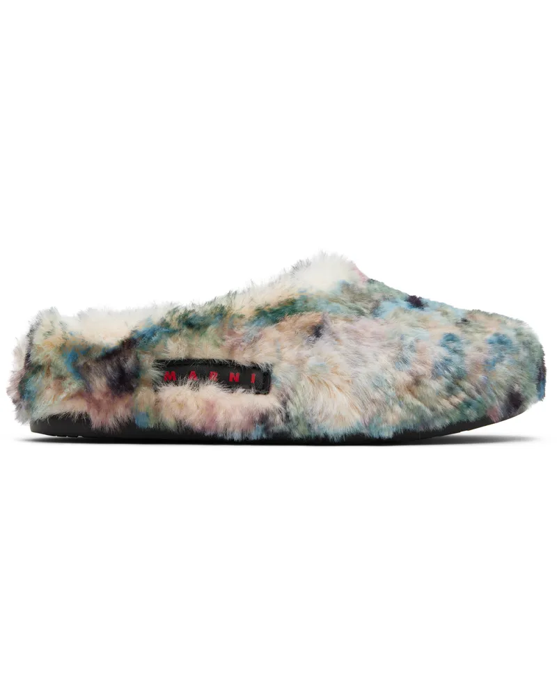 Marni SSENSE Exclusive Kids Multicolor Nuvola Stampa Mules 12