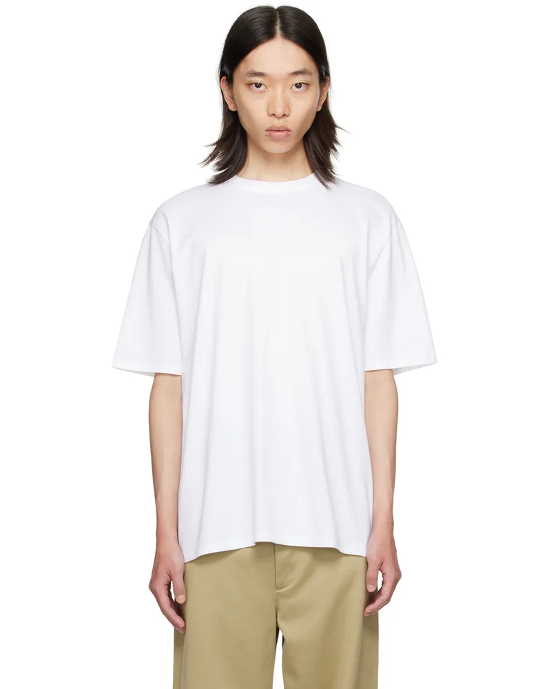 Lanvin White Logo Patch T-Shirt 01