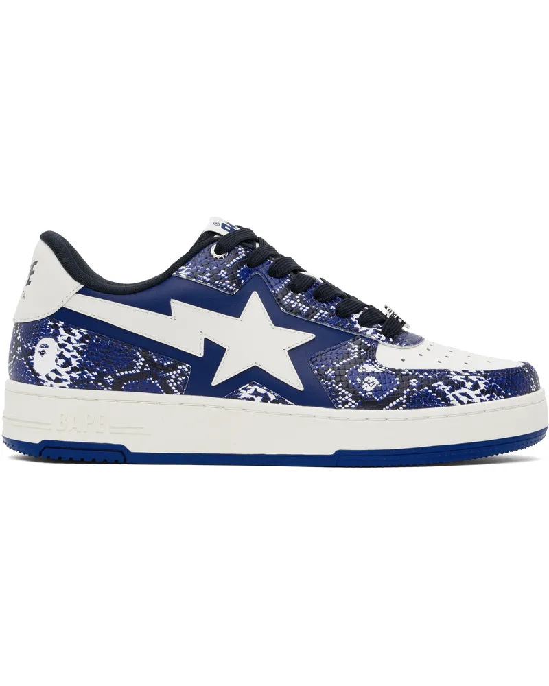 BAPE SSENSE Exclusive Blue & White Tape STA Sneakers Blx