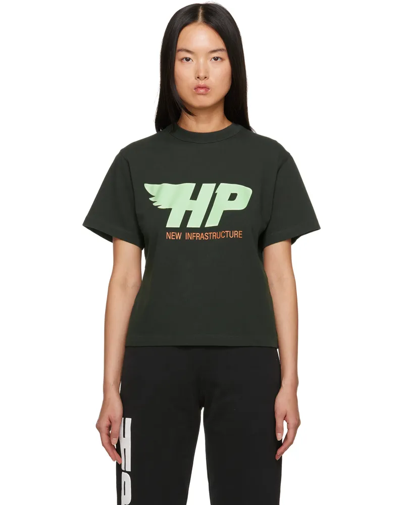 Heron Preston Green Fly T-Shirt Black