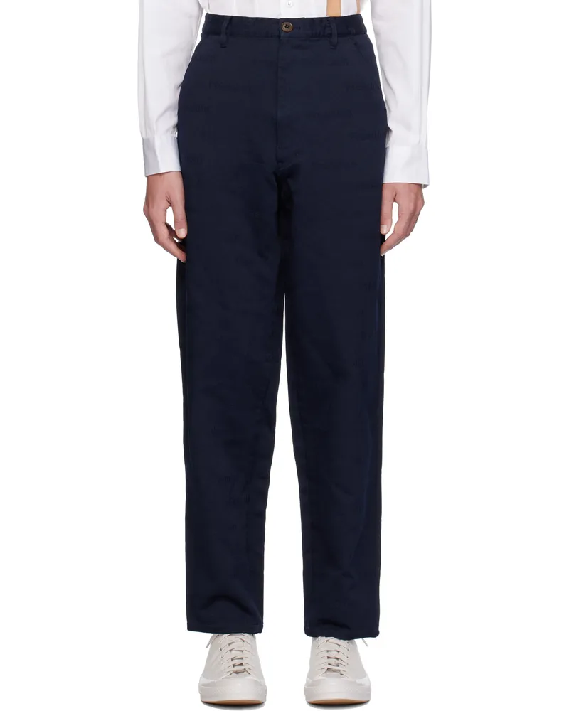 Comme des Garçons Navy 'Freedom' Trousers 1