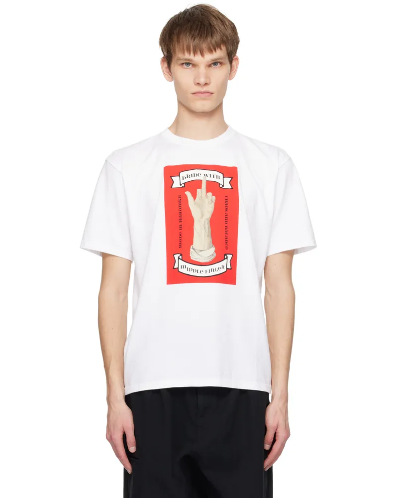 Undercover White Graphic T-Shirt White