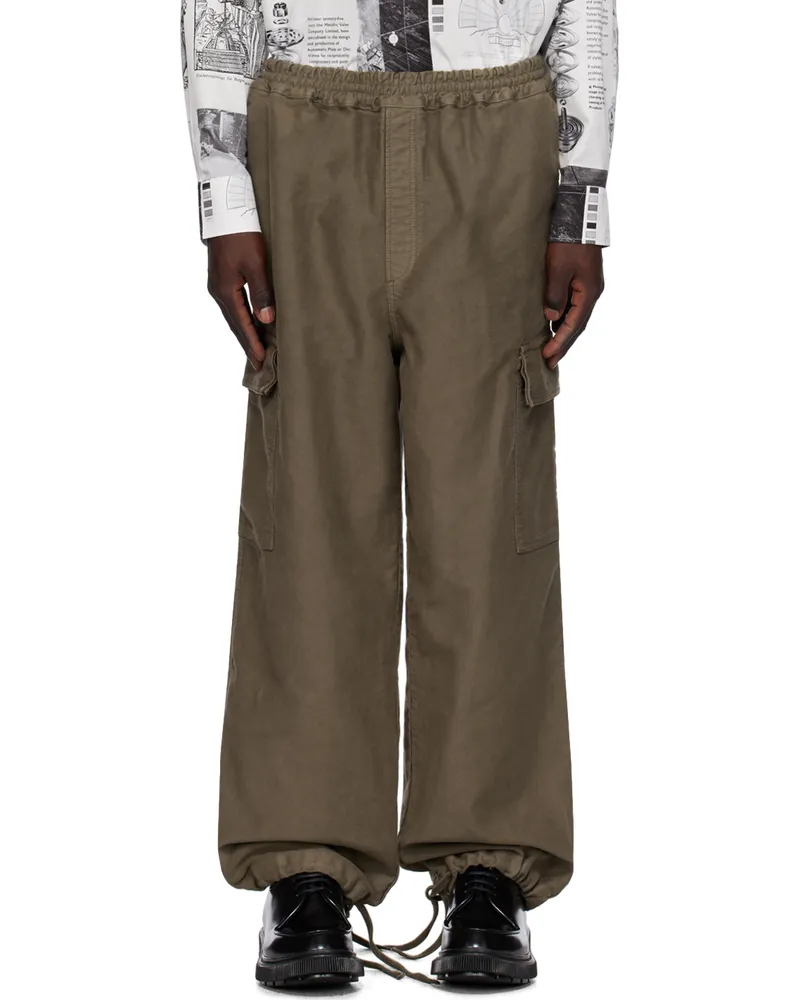 Études Studio Khaki Forum Cargo Pants Dyed