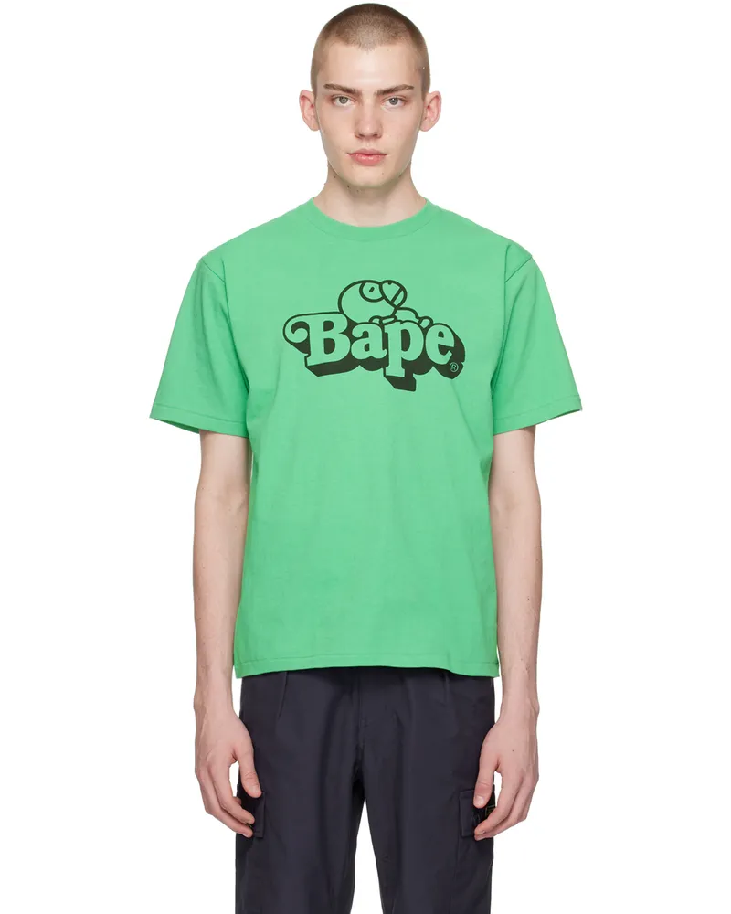 BAPE Green 'Milo On BAPE' T-Shirt Green