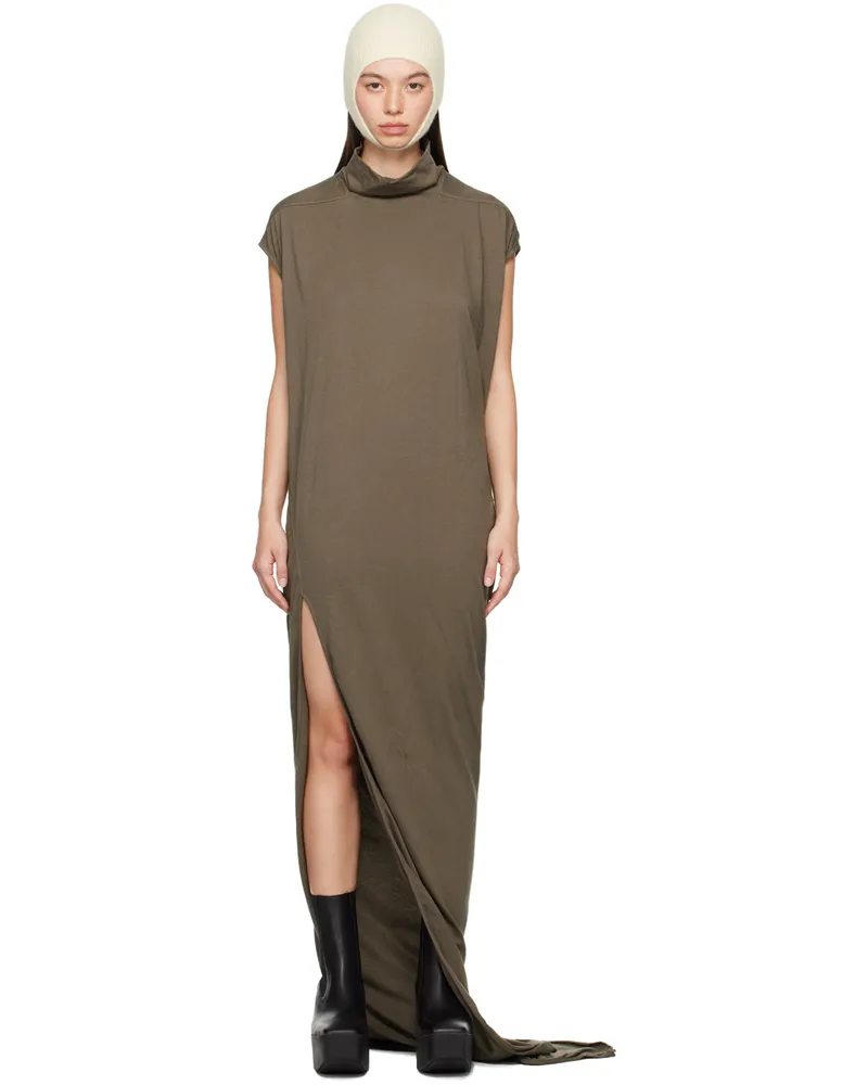 DRKSHDW by Rick Owens Gray Edfu T Maxi Dress 34
