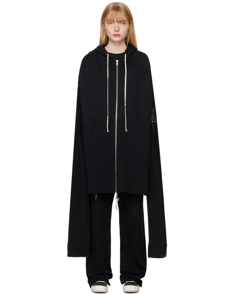 Rick Owens Black Champion Edition Flyproof Hoodie 09