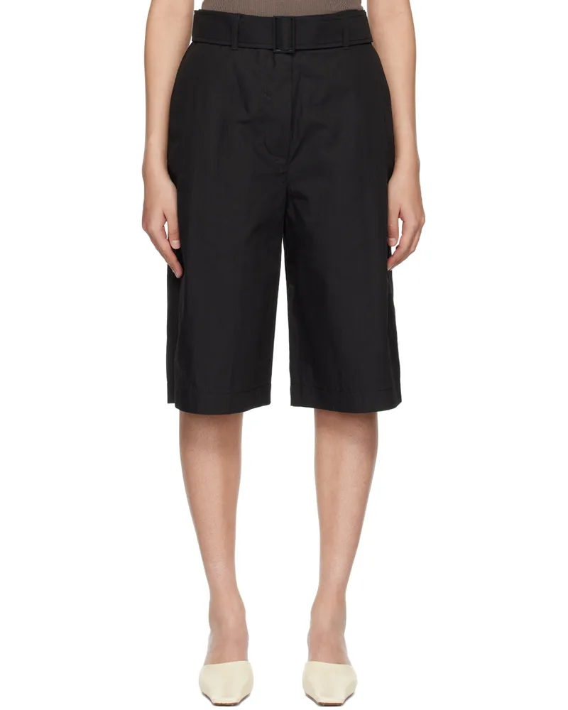 Studio Nicholson Black Calvi Shorts Black