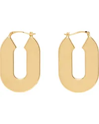 Jil Sander Gold Hoop Earrings Gold