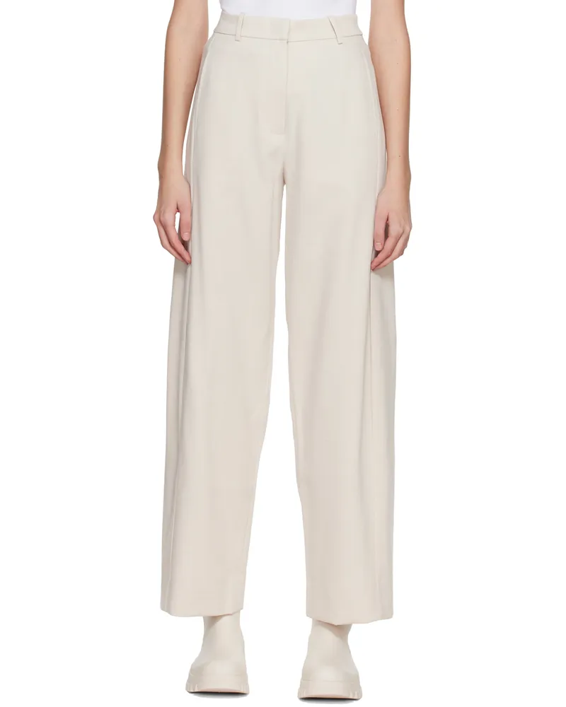 Holzweiler Off-White Vidda Trousers Ecru